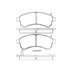 Klocki Brembo - P 82 004