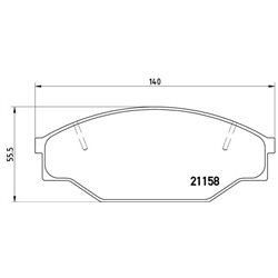 Klocki Brembo - P 83 013
