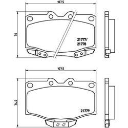 Klocki Brembo - P 83 026