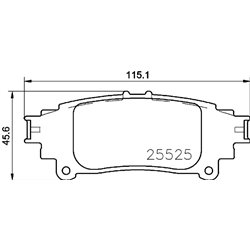 Klocki Brembo - P 83 153