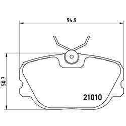 Klocki Brembo - P 86 011