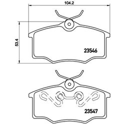 Klocki Brembo - P 59 034