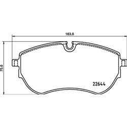 Klocki Brembo - P 85 173