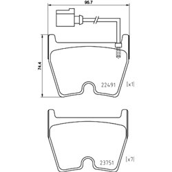 Klocki Brembo Xtra - P 85 152X