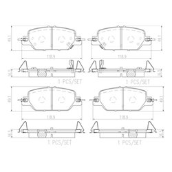 Klocki Brembo - P 28 097