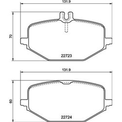Klocki Brembo - P 50 161