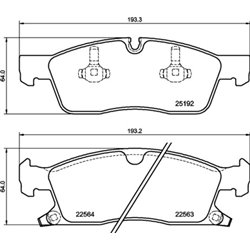 Klocki Brembo - P 37 027