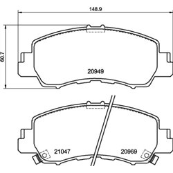 Klocki Brembo - P 54 061