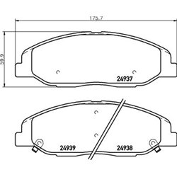 Klocki Brembo - P 09 016