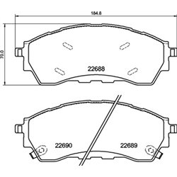 Klocki Brembo - P 24 225