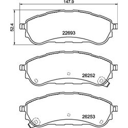 Klocki Brembo - P 24 235