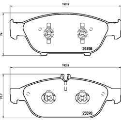 Klocki Brembo - P 50 106