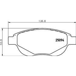Klocki Brembo - P 61 137
