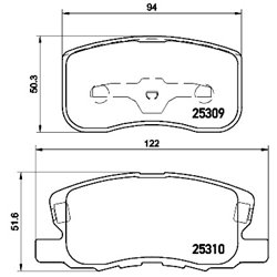 Klocki Brembo - P 54 046