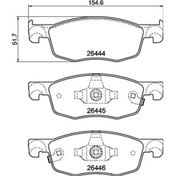 Klocki Brembo - P 83 185