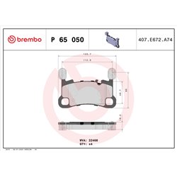Klocki Brembo - P 65 050