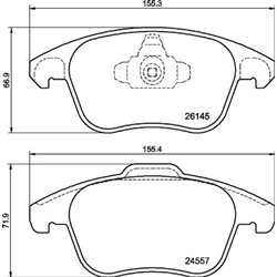 Klocki Brembo - P 61 136