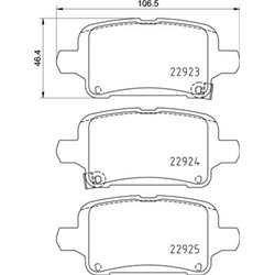 Klocki Brembo - P 59 095