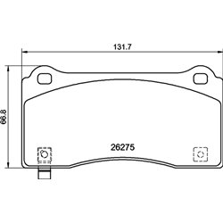 Klocki Brembo - P 09 028