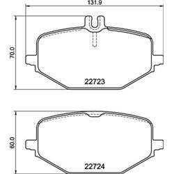 Klocki Brembo - P 50 168