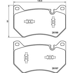 Klocki Brembo - P 85 181