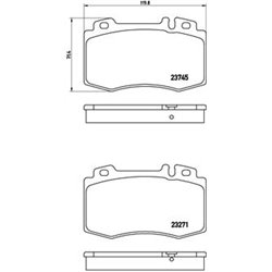 Klocki Brembo Xtra - P 50 053X