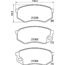 Klocki Brembo - P 54 064