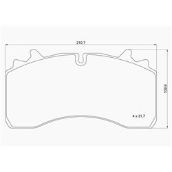 Klocki Brembo - P A2 002
