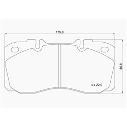 Klocki Brembo - P A6 031