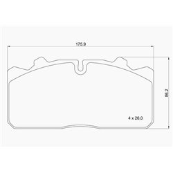 Klocki Brembo - P A7 001