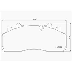 Klocki Brembo - P A8 001