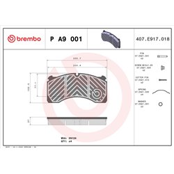Klocki Brembo - P A9 001