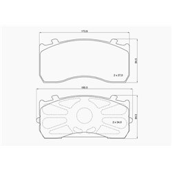 Klocki Brembo - P B4 002