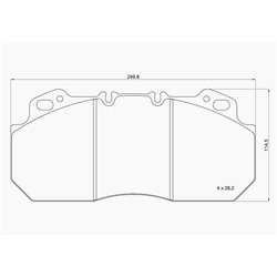 Klocki Brembo - P B7 006