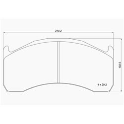 Klocki Brembo - P C7 005