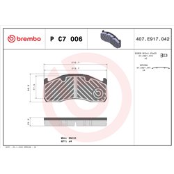 Klocki Brembo - P C7 006