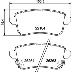 Klocki Brembo - P 68 074