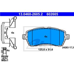Klocki ATE Original - 13.0460-2605.2