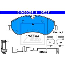 Klocki ATE Original - 13.0460-2611.2