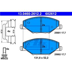Klocki ATE Original - 13.0460-2612.2