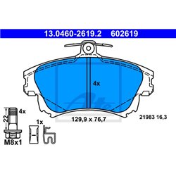 Klocki ATE Original - 13.0460-2619.2