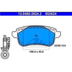 Klocki ATE Original - 13.0460-2624.2