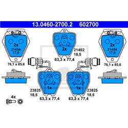 Klocki ATE Original - 13.0460-2700.2