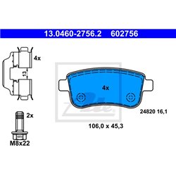 Klocki ATE Original - 13.0460-2756.2