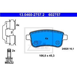Klocki ATE Original - 13.0460-2757.2