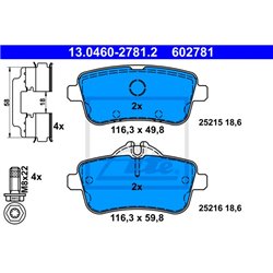 Klocki ATE Original - 13.0460-2781.2