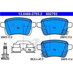 Klocki ATE Original - 13.0460-2793.2