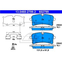 Klocki ATE Original - 13.0460-2799.2