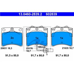 Klocki ATE Original - 13.0460-2839.2