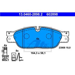 Klocki ATE Original - 13.0460-2898.2